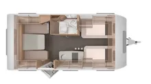 Grundriss Tag Knaus Südwind 460 EU Black Selection Modell 2026