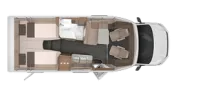 Grundriss Tag Knaus Van TI 640 MEG VANSATION VW Licht & Sicht-Paket ,Automatik