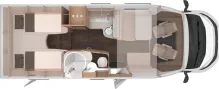 Grundriss Tag Knaus L!VE WAVE 700 MEG Platinum Selection