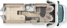 Grundriss Tag Malibu Van first class - two rooms 640 LE RB