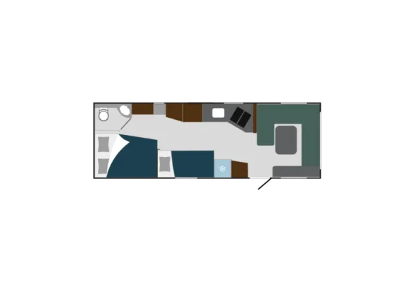 Tagesgrundriss Polar Chimera 730 FDCL