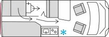 Grundriss Tag Bürstner Habiton X HMX 6.0 Brandneu, mit Slide-Bath