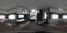 360° Innenansicht Hobby Excellent Edition 540 UL - Einzelbetten