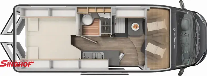 Grundriss Tag Sunlight Cliff 640 Automatik