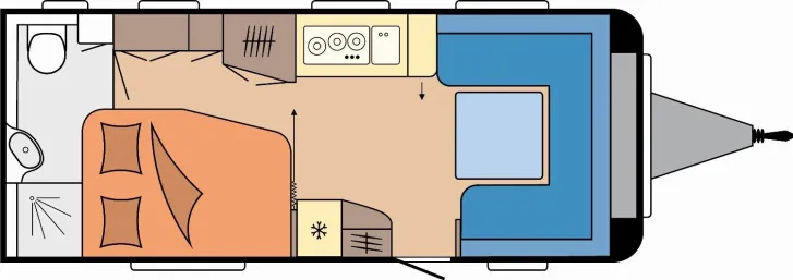 Grundriss Tag Hobby Prestige 560 WFU Modell 2026