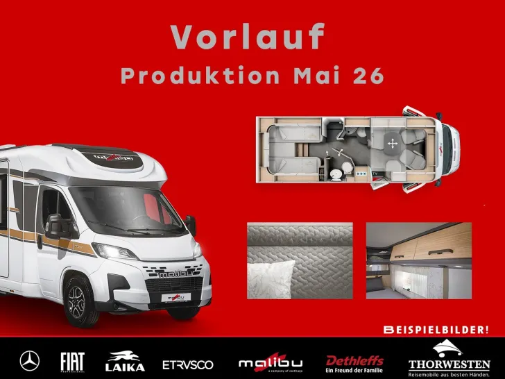 Fahrzeugbild Malibu T 470 RB LE K lightweight Fiat CHIARO PARIS LED #1
