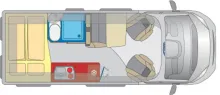 Grundriss Tag Pössl Trenta 600 Citroen 140 PS Ab November 2026