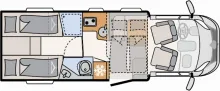 Grundriss Tag Dethleffs Just Camp T 7052 EB Ab November 2026