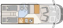 Grundriss Tag Dethleffs Globetrail Classic 640 ER Citroen Ab November 26