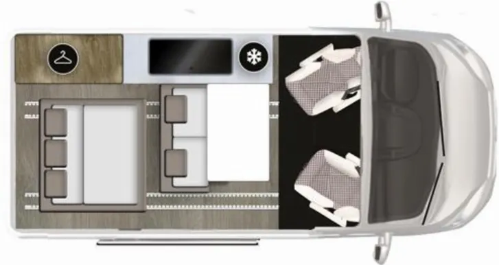 Grundriss Tag Karmann Mobil Duncan DU 505 ACC*Automatik*AHK*Markise