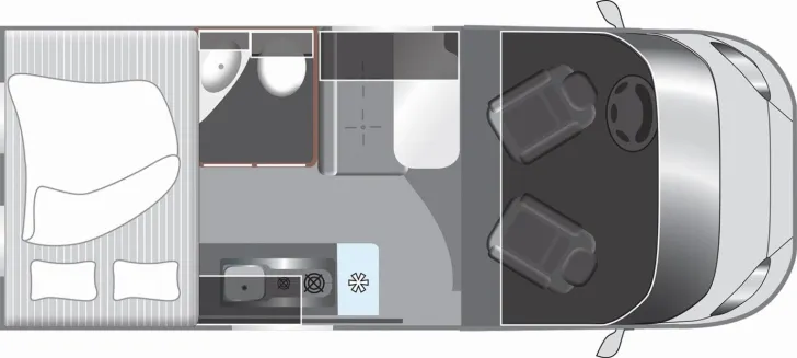 Grundriss Tag LMC Innovan Pure 540 Design Paket + Sicherheit Paket