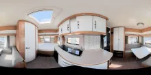 360° Innenansicht Hobby De Luxe 440 SF Junger gebrauchter!! 1 Besitzer!!