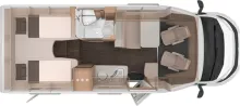 Grundriss Tag Knaus L!VE TI 650 MEG Platinum Selection Modell 2026