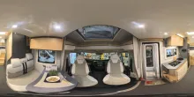 360° Innenansicht GIOTTILINE Compact CX66 Premiere, KLIMA, SOLAR, SAT, TV