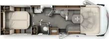 Grundriss Tag Carthago chic c-line I 6.2 XL QB Mercedes (331)
