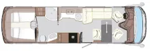 Grundriss Tag Concorde Charisma 910 LI Edition70*Megavoll*AHK*WaMa