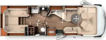 Grundriss Tag Carthago chic e-line I 61 XL LE Mercedes (330)