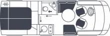 Grundriss Tag Niesmann + Bischoff iSmove 7.3 F Apr/Mai 2026