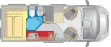 Grundriss Tag Pössl Trenta 600 R Citroen 165 PS ABVERKAUF!!!