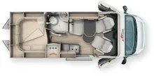 Grundriss Tag Malibu Van 600 DB charming Lastenträger, Navi