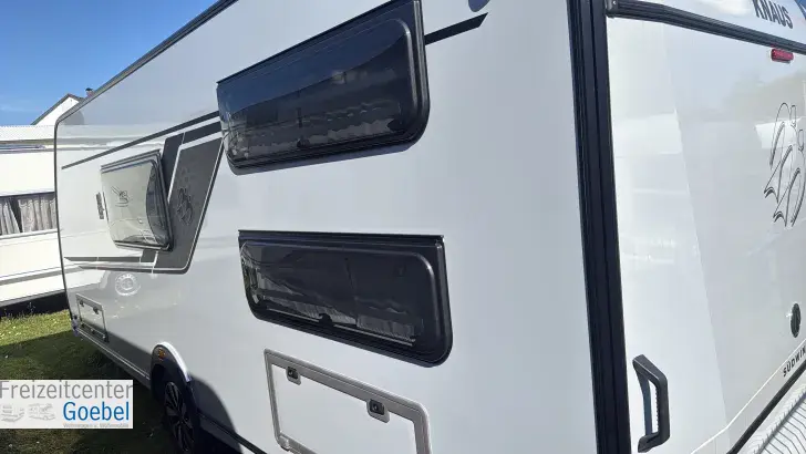 Heckgarage Knaus Südwind 580 QS Black Selection