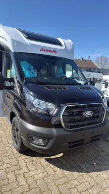Frontal Vorne Dethleffs Just Go! T 7055 EB Active Markise