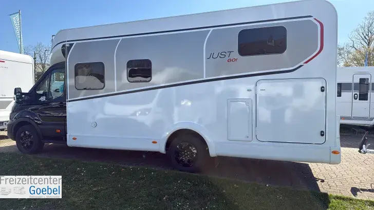 Schräg Hinten Dethleffs Just Go! T 7055 EB Active Markise