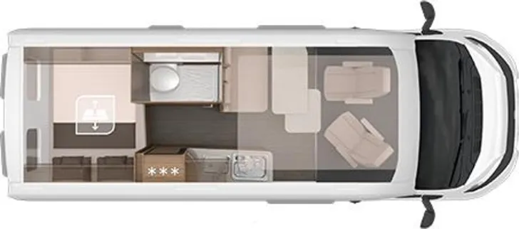 Grundriss Tag Knaus BoxLife PLATINUM SELECTION 600 DQ UPE: 99.717,-