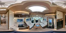 360° Innenansicht Mobilvetta K. Yacht Tekno Line 90*LITHIUM*ALDE*Uvm.