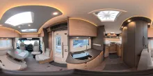 360° Innenansicht Malibu T 430 KB LE lightweight MB DISTRONIC chiaro