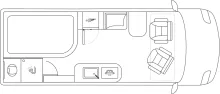 Grundriss Tag Globe-Traveller Explorer XS Fiat I Clesana I Gas FREI