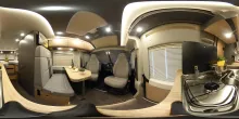360° Innenansicht Malibu Van first class - two rooms GT skyview 640 LE RB Fiat (727)