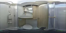 360° Innenansicht Sun Living A 60SP X-TRA IsoFix|Abw-Tank behz.|Fahrradträger