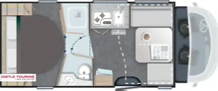 Grundriss Tag Challenger Teilintegriert Graphite Edition 328 Mj. 26