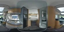 360° Innenansicht Adria Coral Axess 600 SL Zus.-Luftfeder|ZV|6 KW-Hzg.