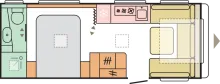 Grundriss Tag Adria Adora 613 UT