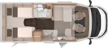 Grundriss Tag Knaus L!VE WAVE BLACK SELECTION 650 MEG ACC Hubbett 26