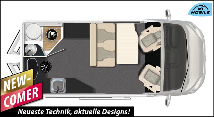 Fahrzeugbild Karmann Mobil Dexter 550 *SCHAUSONNTAG 11-16 UHR* #3