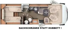 Grundriss Tag Carthago C2-tourer I 147 RB LE L comfort Mercedes - MODELL 2026 !!!