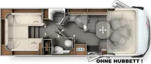 Grundriss Tag Carthago chic c-line I 4.9 LE L Mercedes - MODELL 2026 !!!