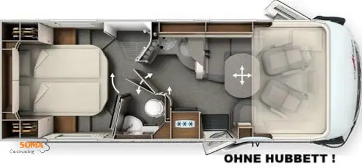 Grundriss Tag Carthago chic c-line I 5.0 QB Mercedes