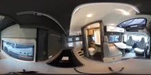 360° Innenansicht Dethleffs Globetrail 600 DS Automatik,Combi6D, Digital-Pkt