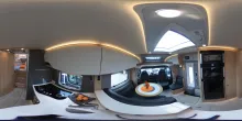 360° Innenansicht Hymer B-Klasse ML T BlackLine 780 Arktis+Lithiumpaket