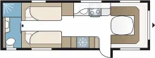 Grundriss Tag Kabe Imperial 780 TDL KS E&P; Mover XT4; SAT; Klima