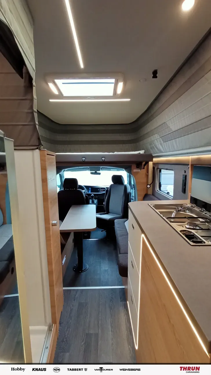 Sicht hinten-vorne Knaus Tourer CUV 500 LT CUVISION Autom.*Assistenzsys*3,5*