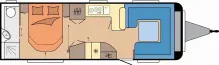 Grundriss Tag Hobby Prestige 720 WQC *Modell 2026*