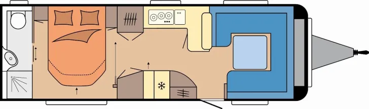 Grundriss Tag Hobby Prestige 720 WQC *Modell 2026*