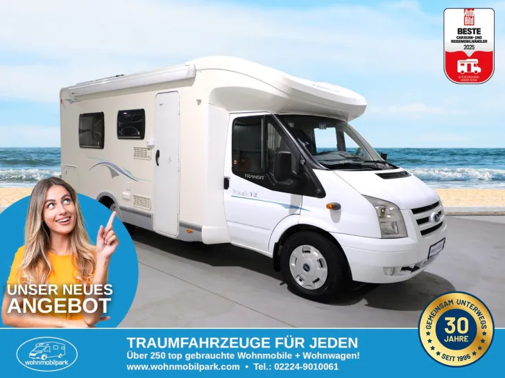 Fahrzeugbild Chausson Flash 12 / Queensbett / Klima / PREISGARANTIE #1