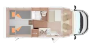 Grundriss Tag Weinsberg CaraSuite 650 MEG EDITION [SPICY] Klimaanlage | Lithium-Batterie