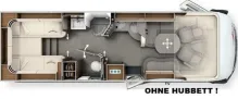 Grundriss Tag Carthago chic c-line I 5.9 XL LE Mercedes - MODELL 2026 !!!